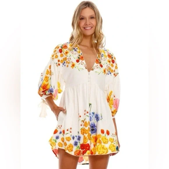 NWT Agua Bendita Alex Bouk Dress (113) - Picture 6 of 13